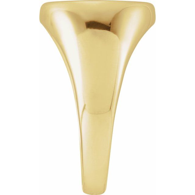 Gold Compass Signet Ring