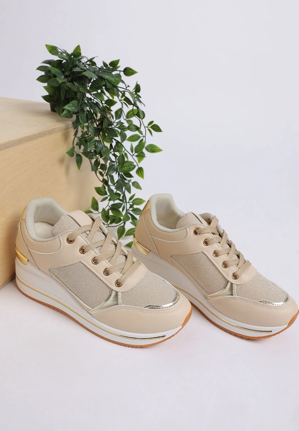 Vespera Faux Leather & Mesh Sneakers