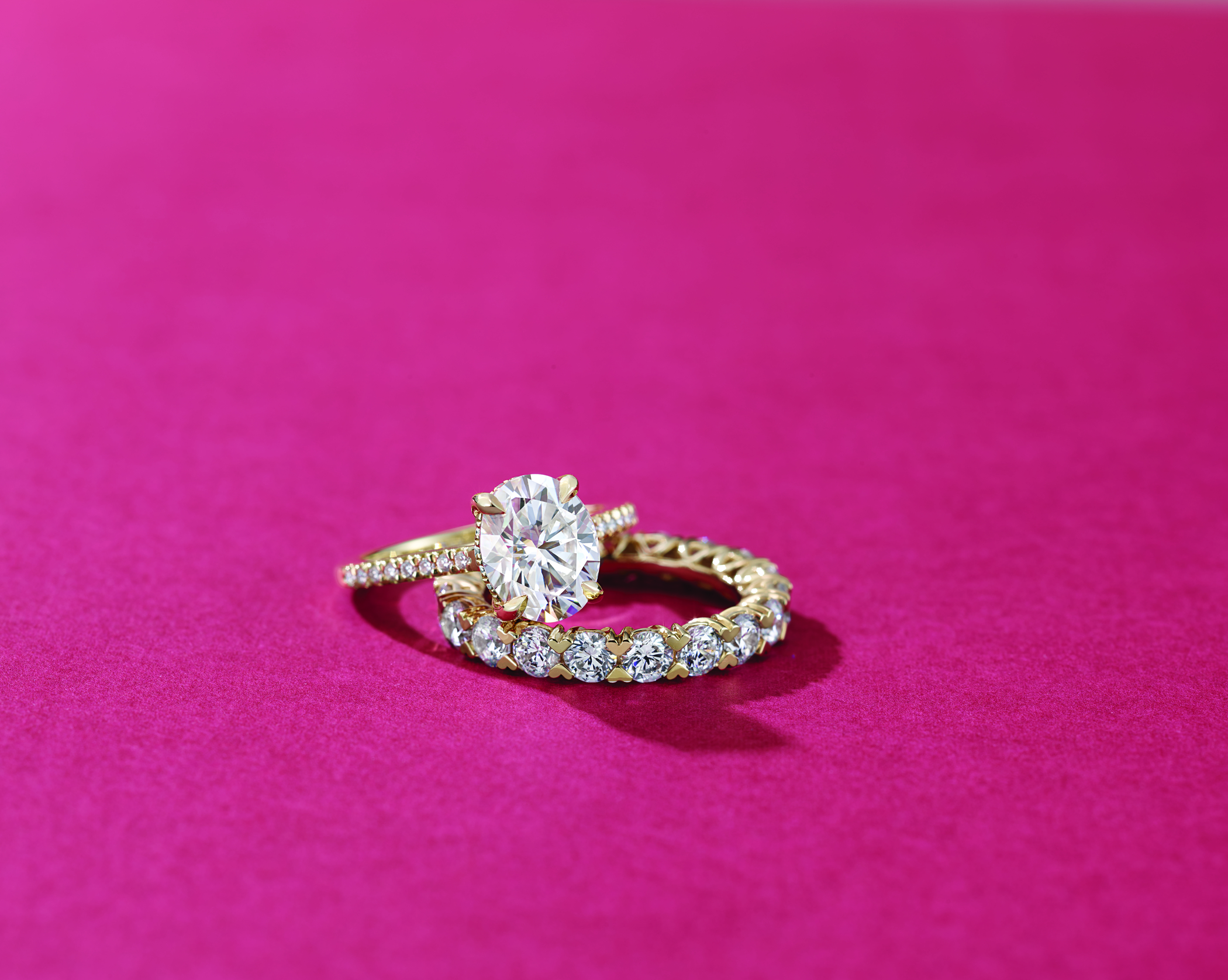 Gold Diamond Eternity Band