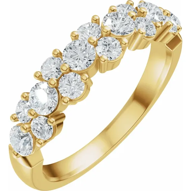 Natural Diamond Anniversary Band