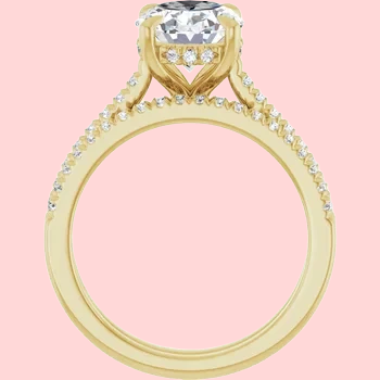 Gold Diamond Engagement Ring