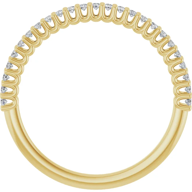 14K Yellow 1/5 CTW Lab-Grown Diamond Anniversary Band
