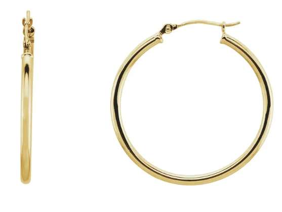 Classic Gold Hoop Earrings