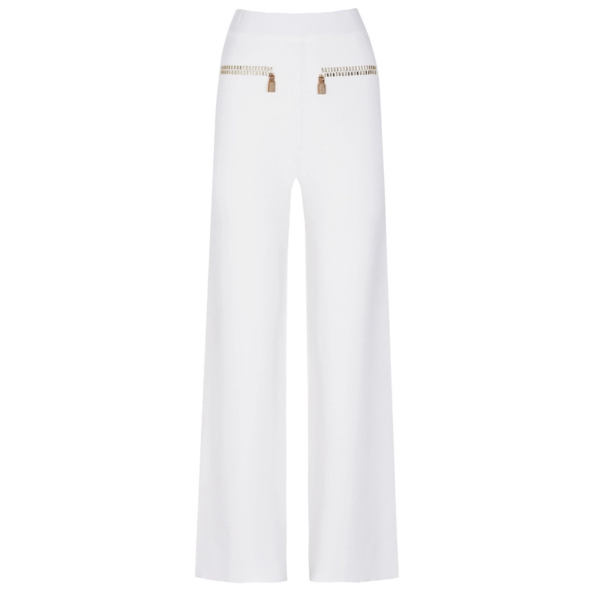 102Y Sparkling Rhinestone Knit Jacket and Relaxed Pants Set