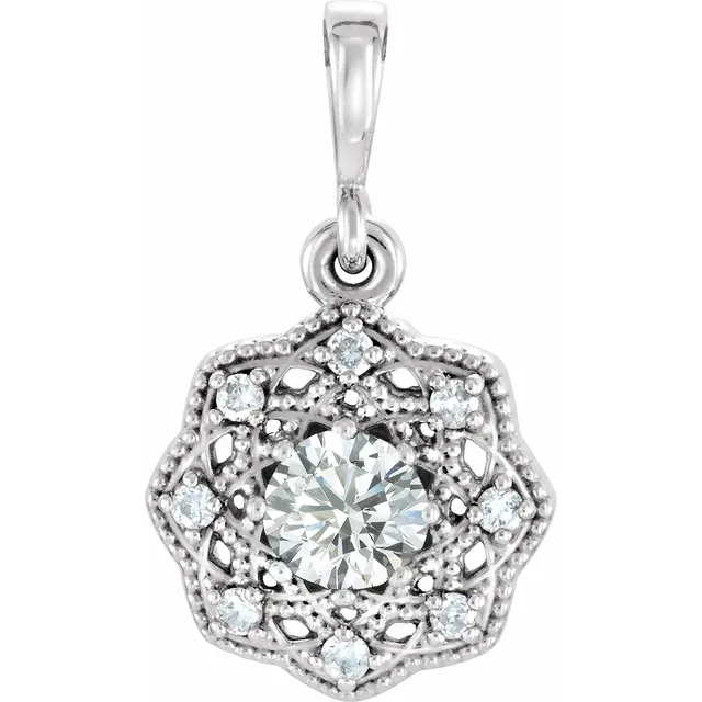 Vintage Diamond Pendant