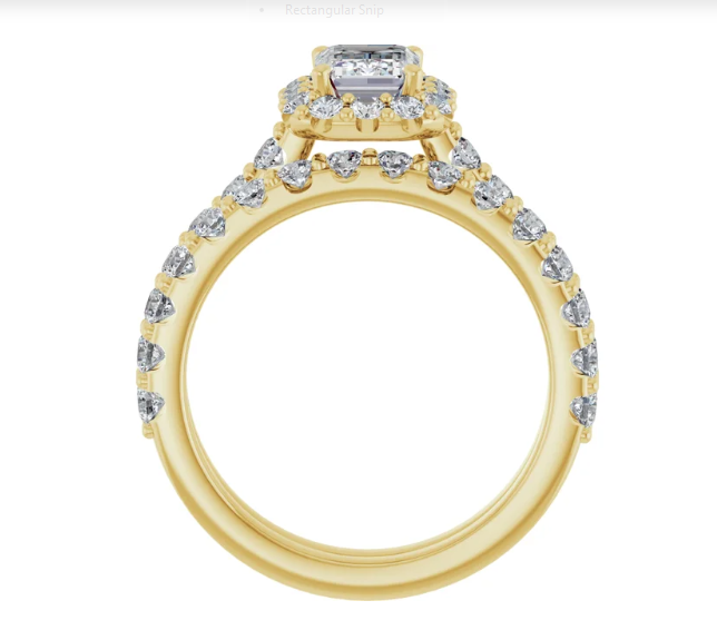 14K Yellow 2 CTW Lab-Grown Diamond Engagement Ring