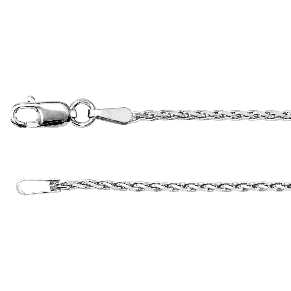 Sterling Silver Rope Chain Necklace