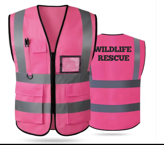 Wildlife Rescue Reflective Safety Vest