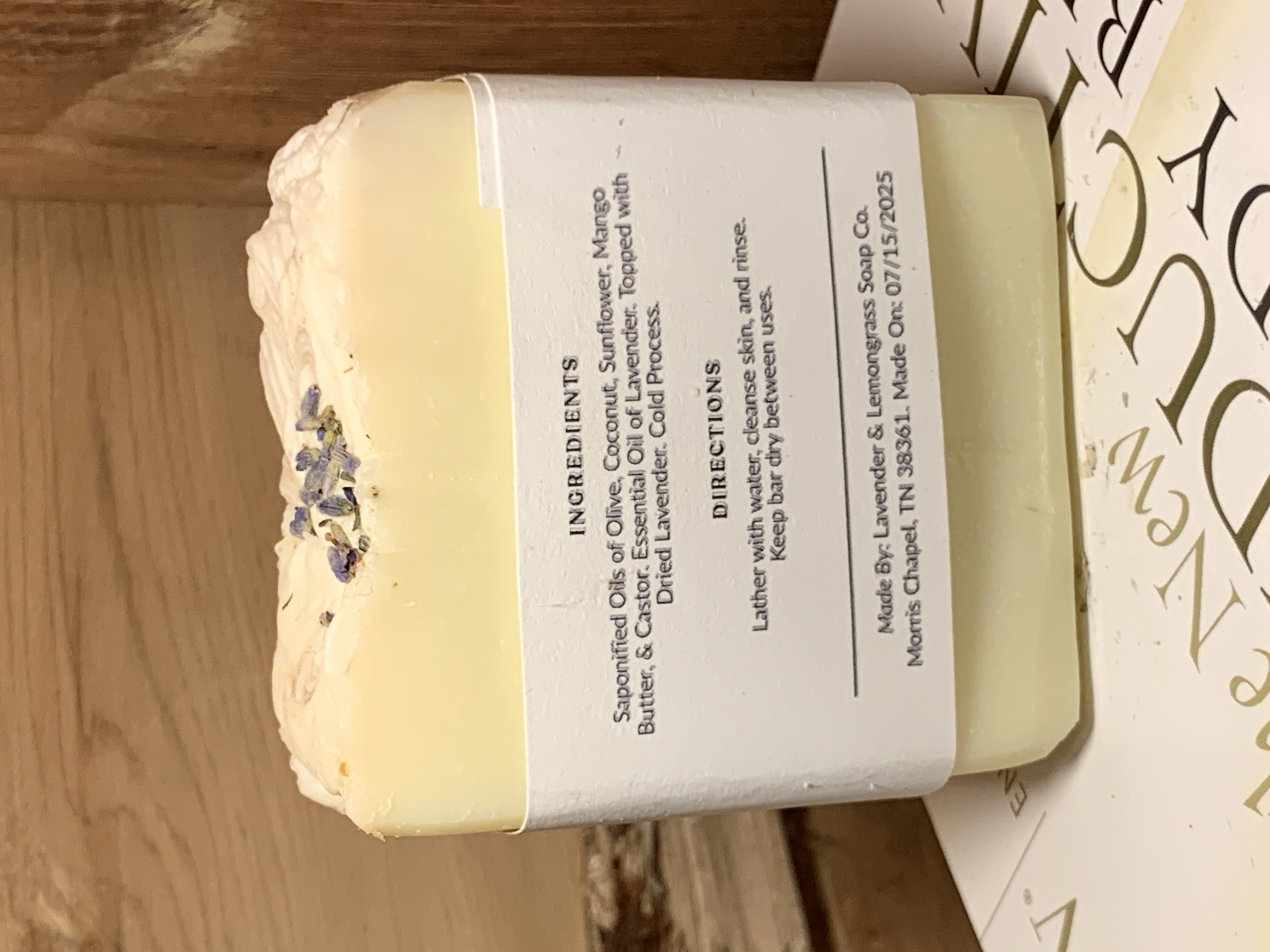 White Lavender Soap