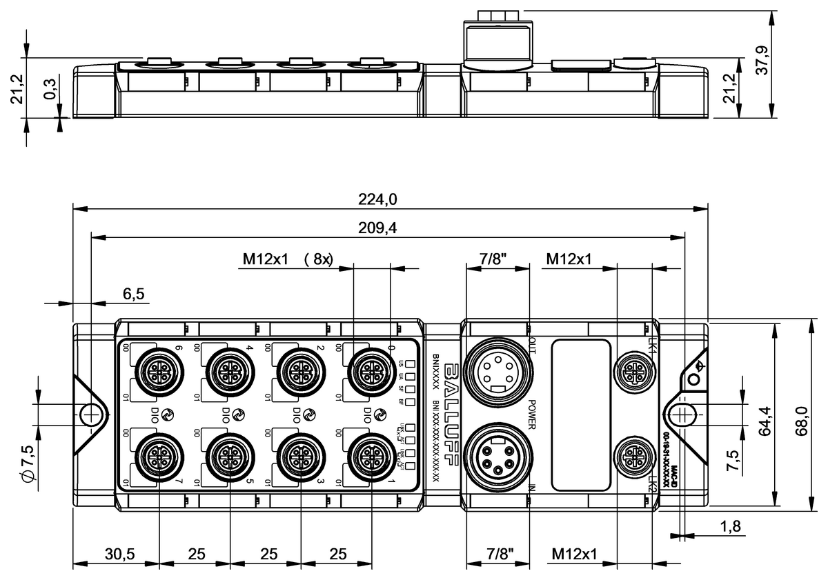 Balluff Industrial I/O Module