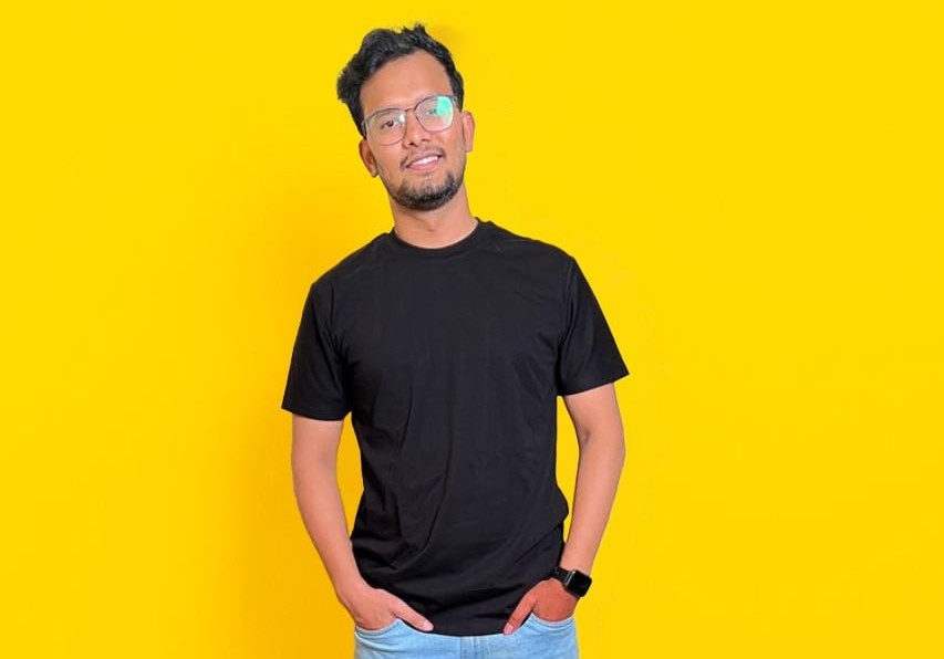 Black Cotton T-Shirt