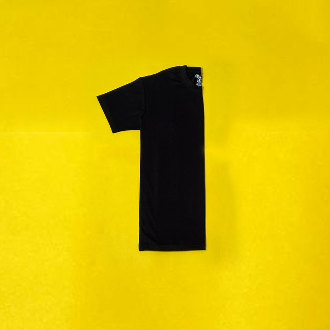 Black Cotton T-Shirt