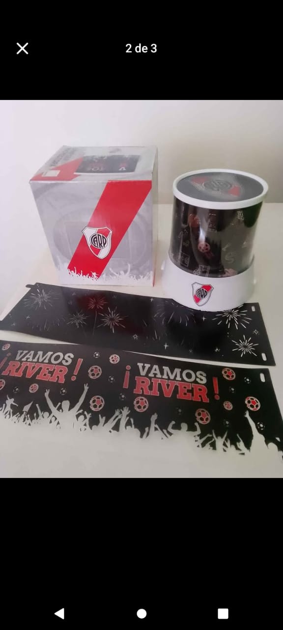 Lámpara decorativa River Plate