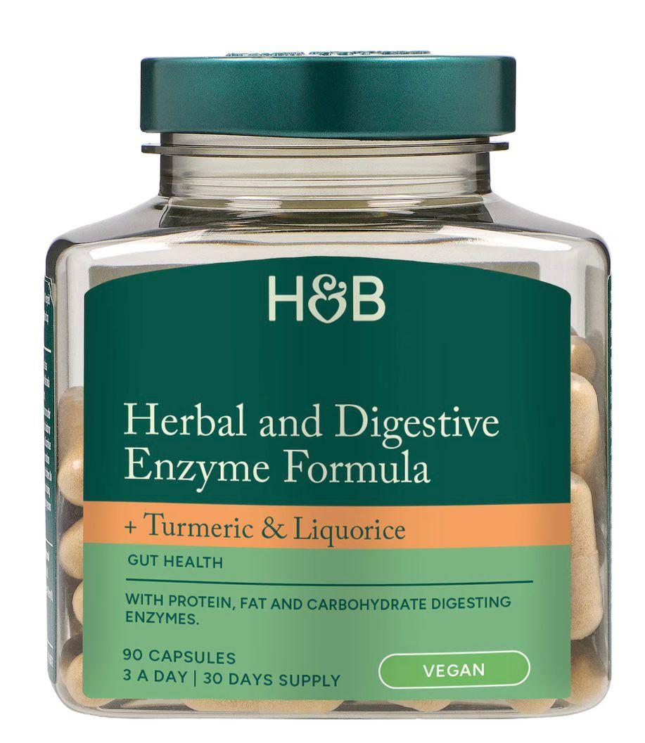 Herbal and digestive enzymes formula