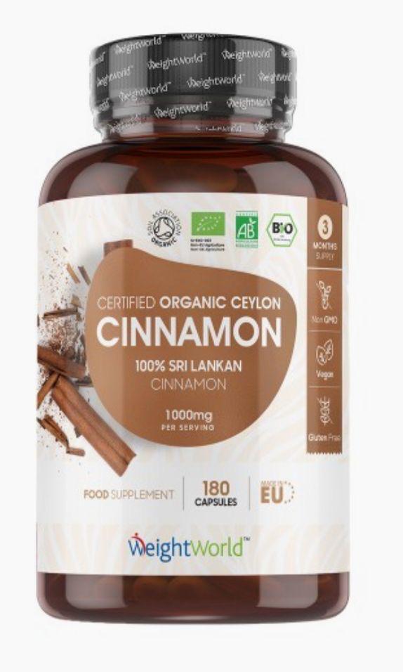 Organic Ceylon cinnamon capsules