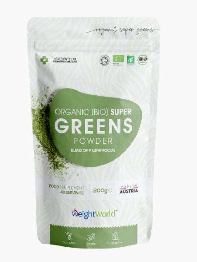 Organic Supergreens Powder With 9 Superfoods