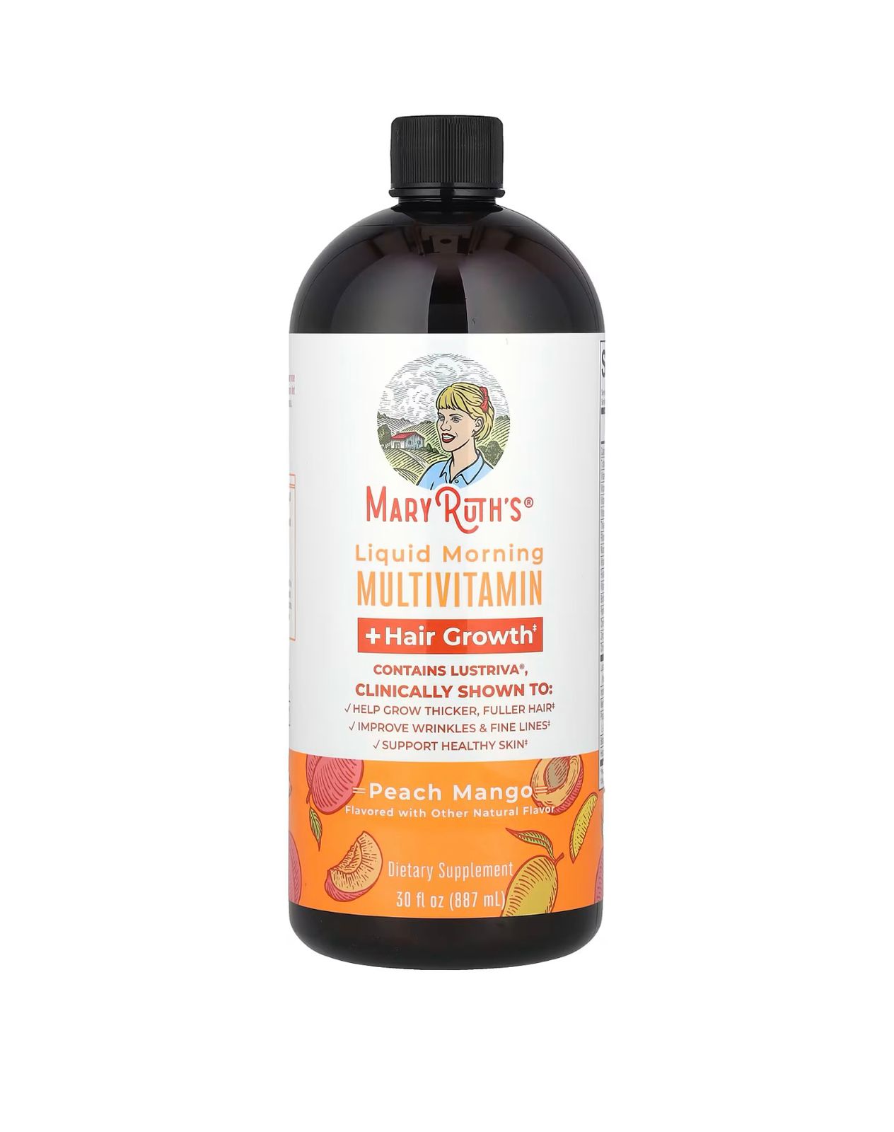  MARY RUTHS Multivitamines liquides du matin avec croissance des cheveux