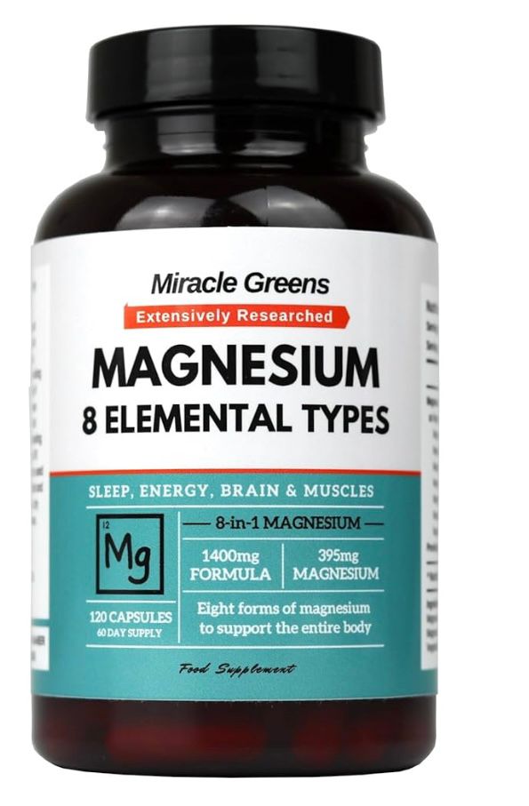 Magnésium 8 types élémentaires