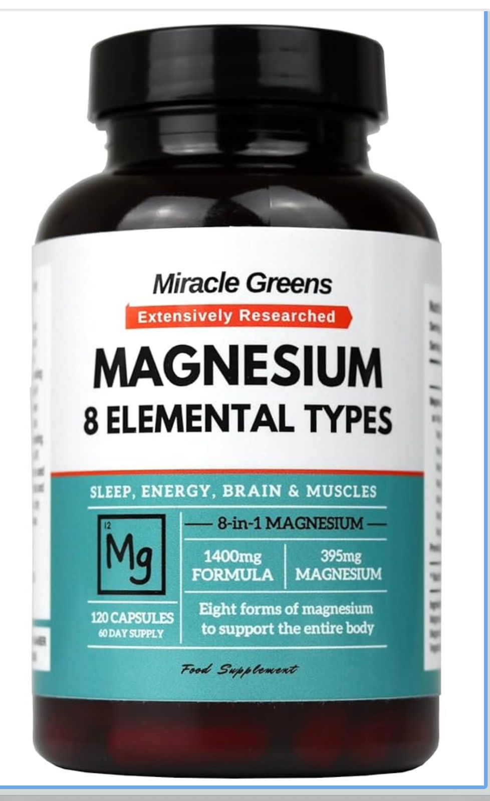 Magnésium 8 types élémentaires
