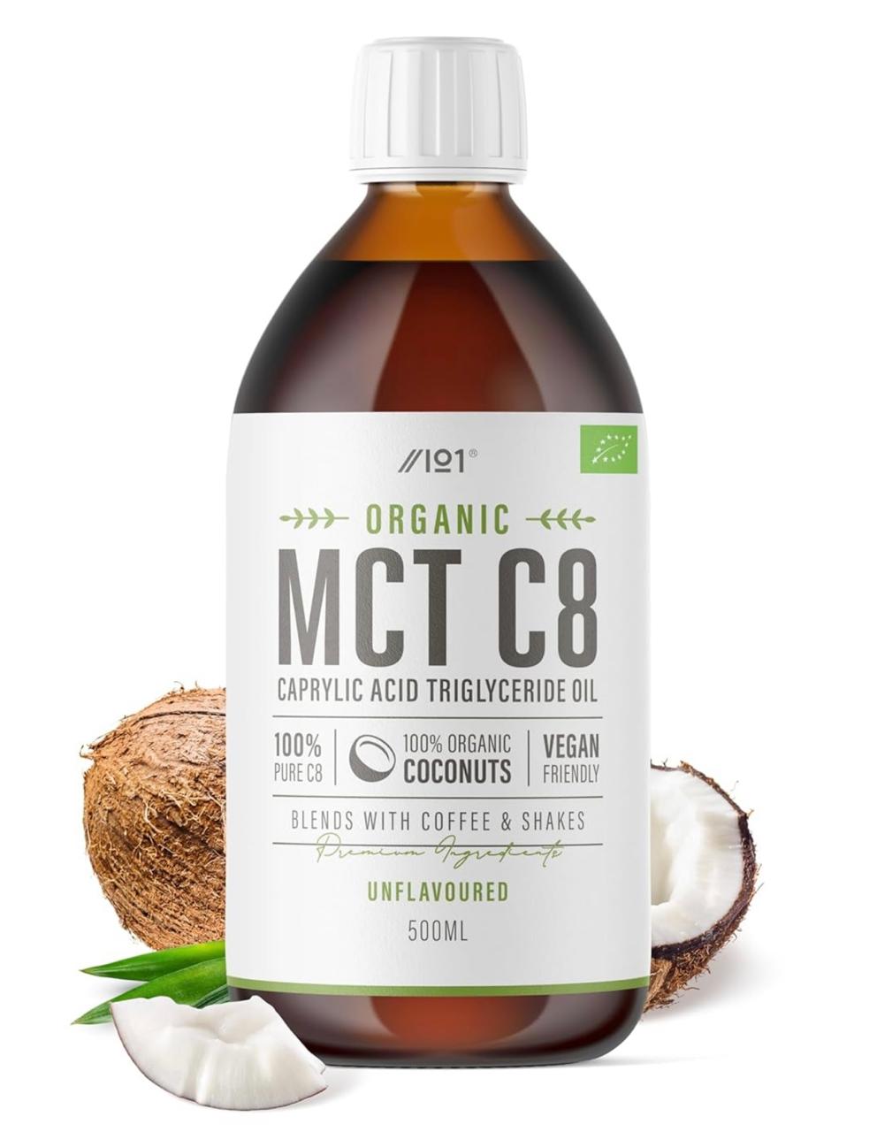 Huile MCT C8 biologique
