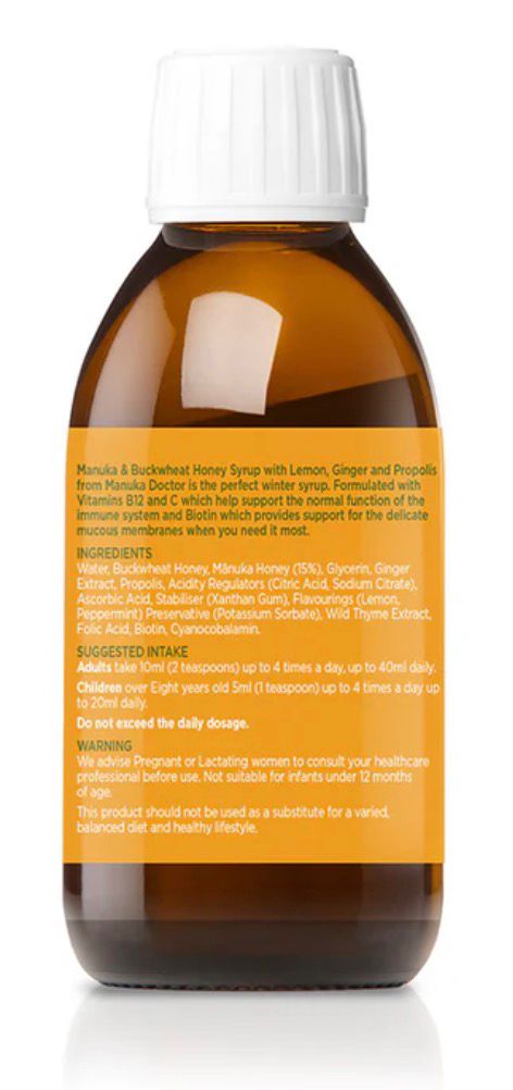 Sirop de Miel Manuka & Sarrasin