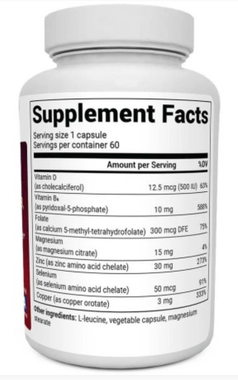 Zinc avec Magnésium, Vitamine D3 et Sélénium