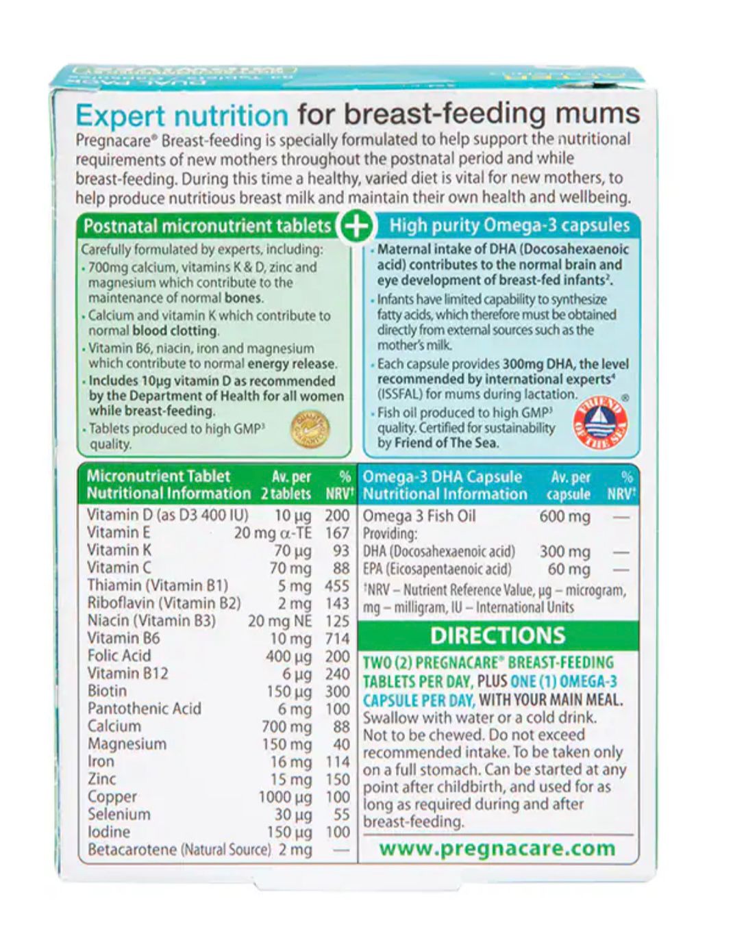 Pregnacare Allaitement