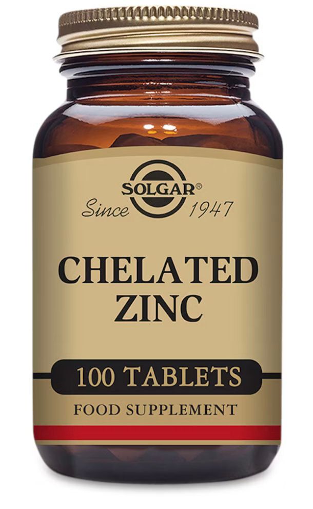 SOLGAR ZINC CHELATED
