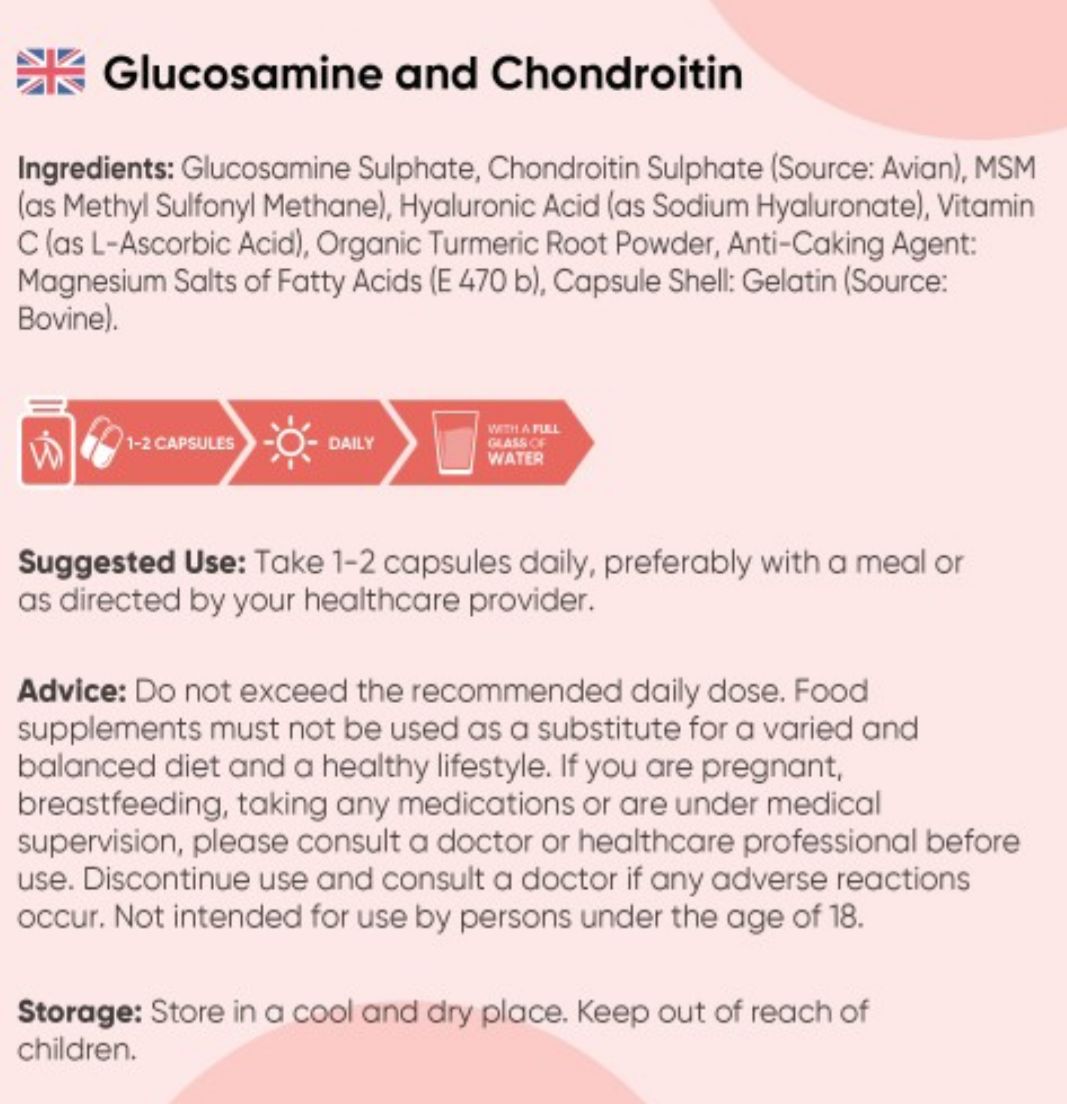 Glucosamine, Chondroïtine & MSM