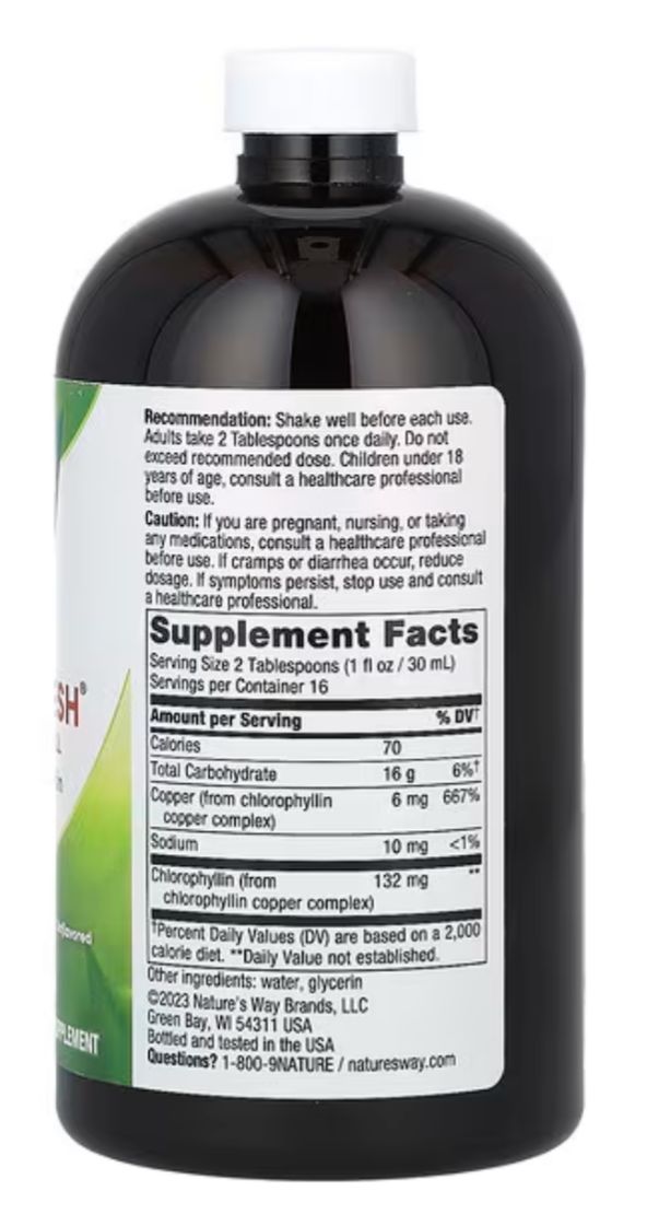 Chlorofresh Chlorophylle liquide Nature's Way
