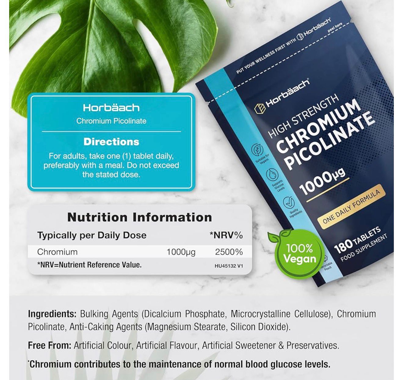 Chromium Picolinate Haute Concentration