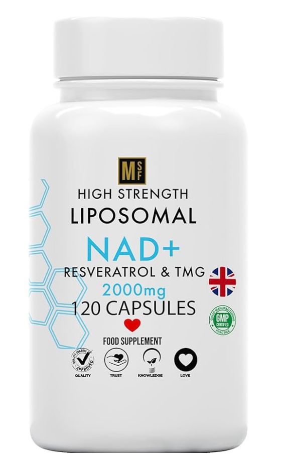 Liposomal NAD+ avec Resvératrol et TMG