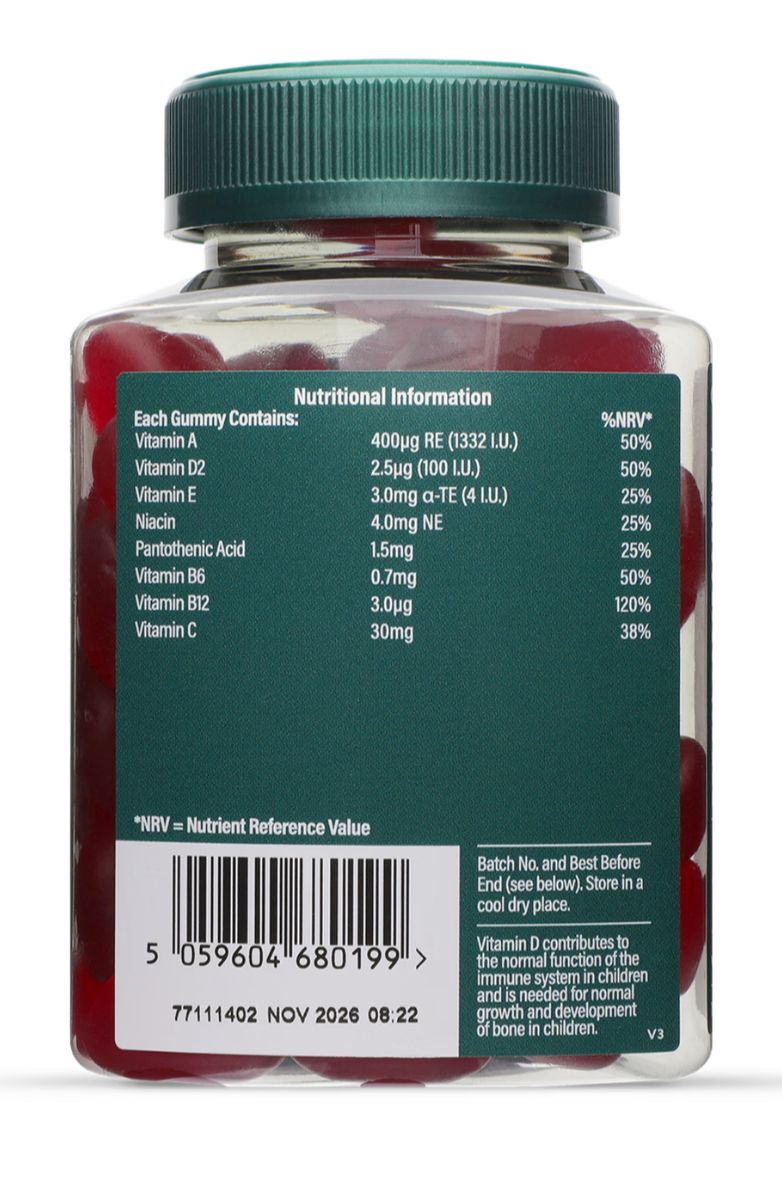 Multivitamines H&B pour enfants - saveur fraise