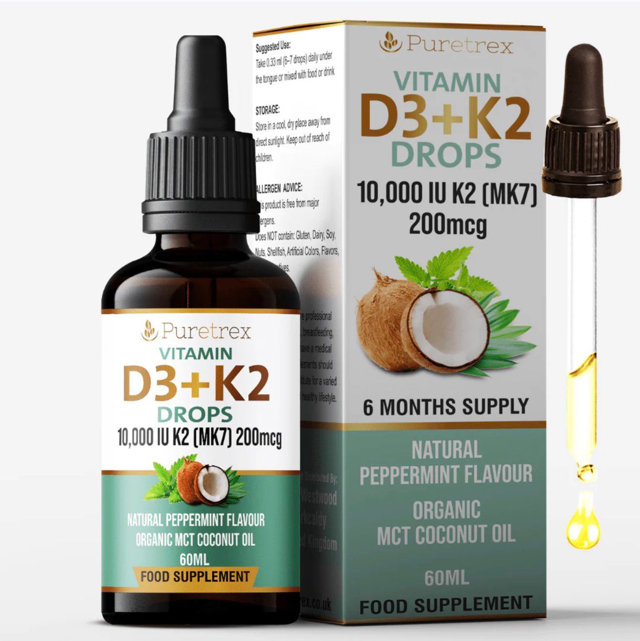 Vitamine D3+K2 Gouttes