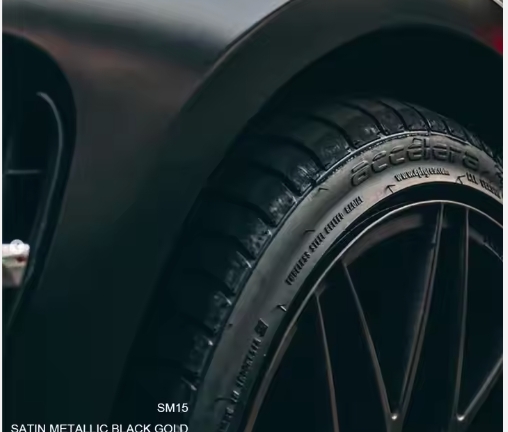 WRAP FILMS SATIN METALLIC BLACK GOLD 