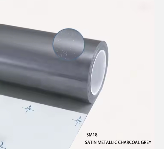 WRAP FILMS SATIN METALLIC CHARCOAL GREY