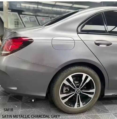 WRAP FILMS SATIN METALLIC CHARCOAL GREY