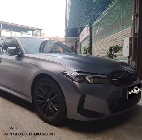 WRAP FILMS SATIN METALLIC CHARCOAL GREY