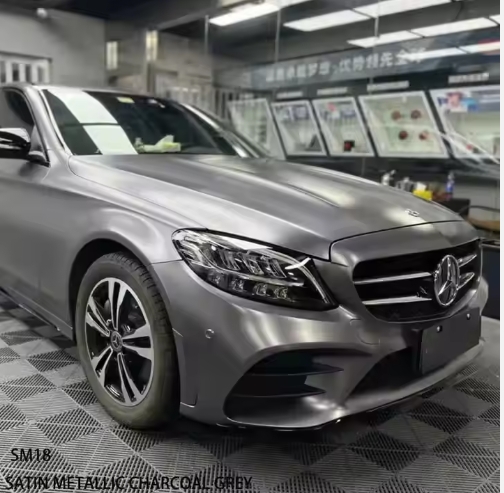 WRAP FILMS SATIN METALLIC CHARCOAL GREY