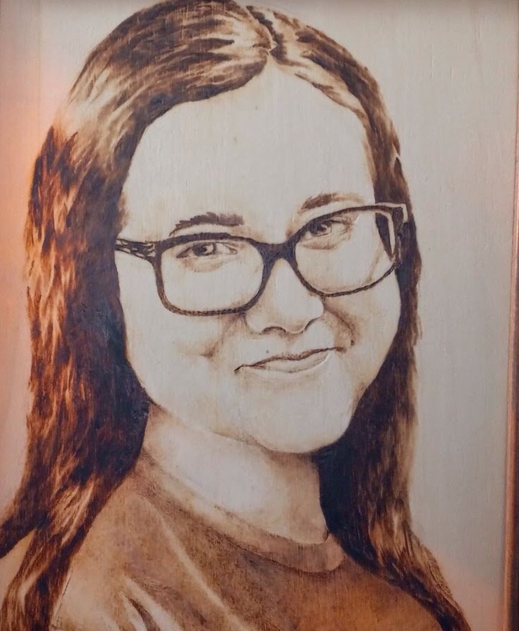 Custom Wood-burned art