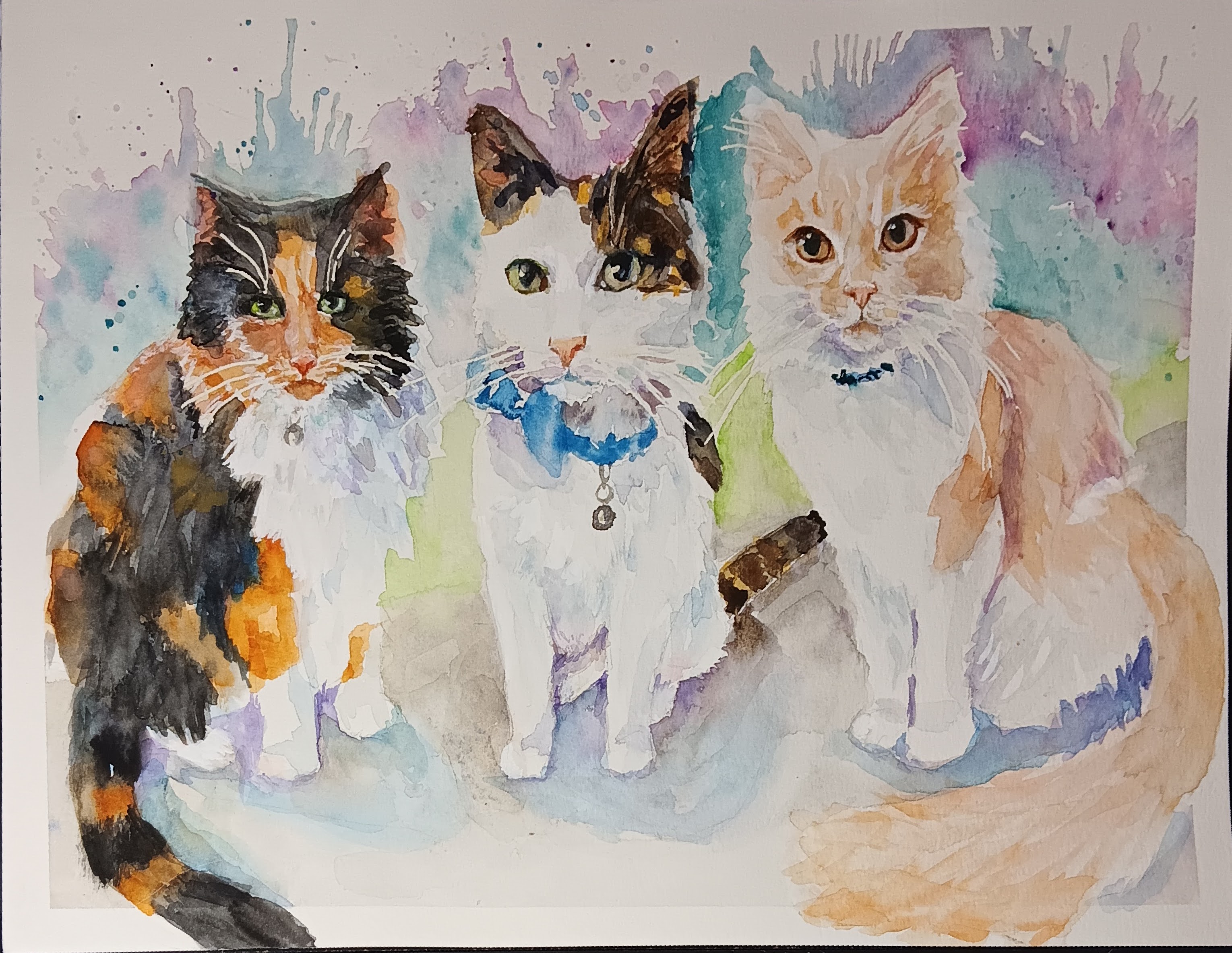 Custom Watercolor Pet Portraits