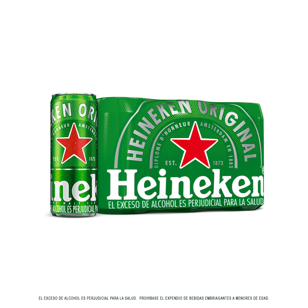 Heineken cerveza lata