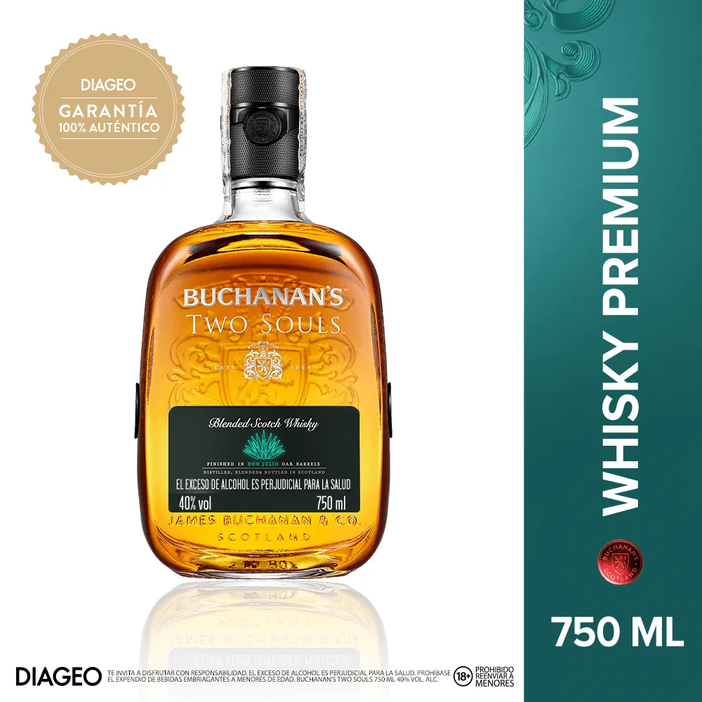 Whisky Buchanan's Two Souls x750ml