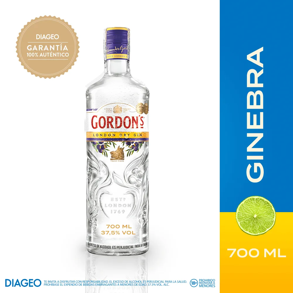 Ginebra Gordons Dry Gin 700 ML