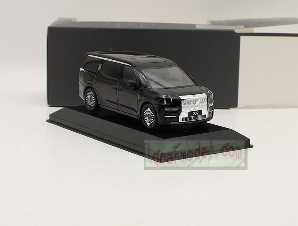 1/43 Scale Zeekr 009 MPV Diecast Car Model Black Color