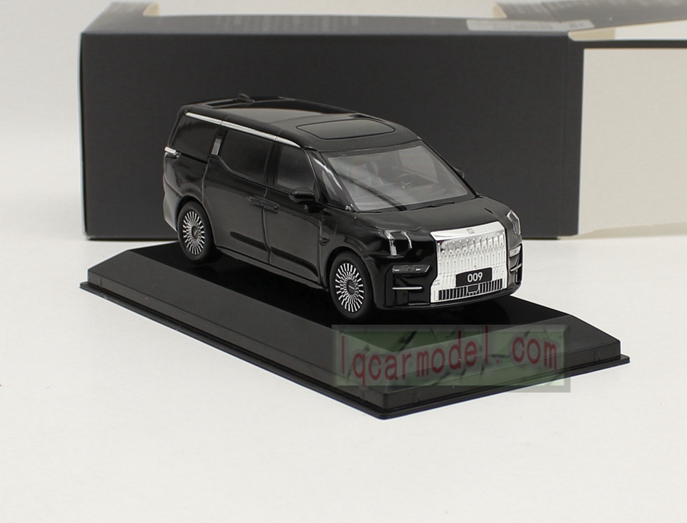 1/43 Scale Zeekr 009 MPV Diecast Car Model Black Color
