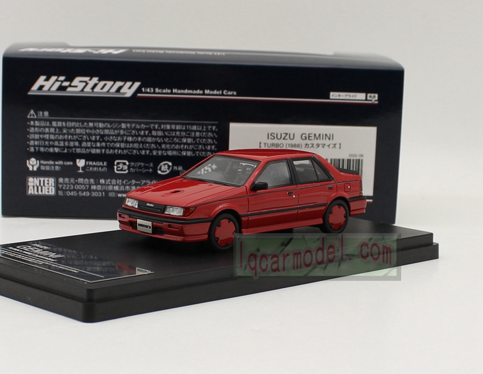 1/43 HI STORY ISUZU GEMINI TURBO 1988 HS385 RE Resin model 