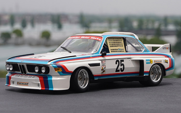 1/18 Scale MINICHAMPS BMW 3.0 CSL #25 RACING Rally Diecast Car Model