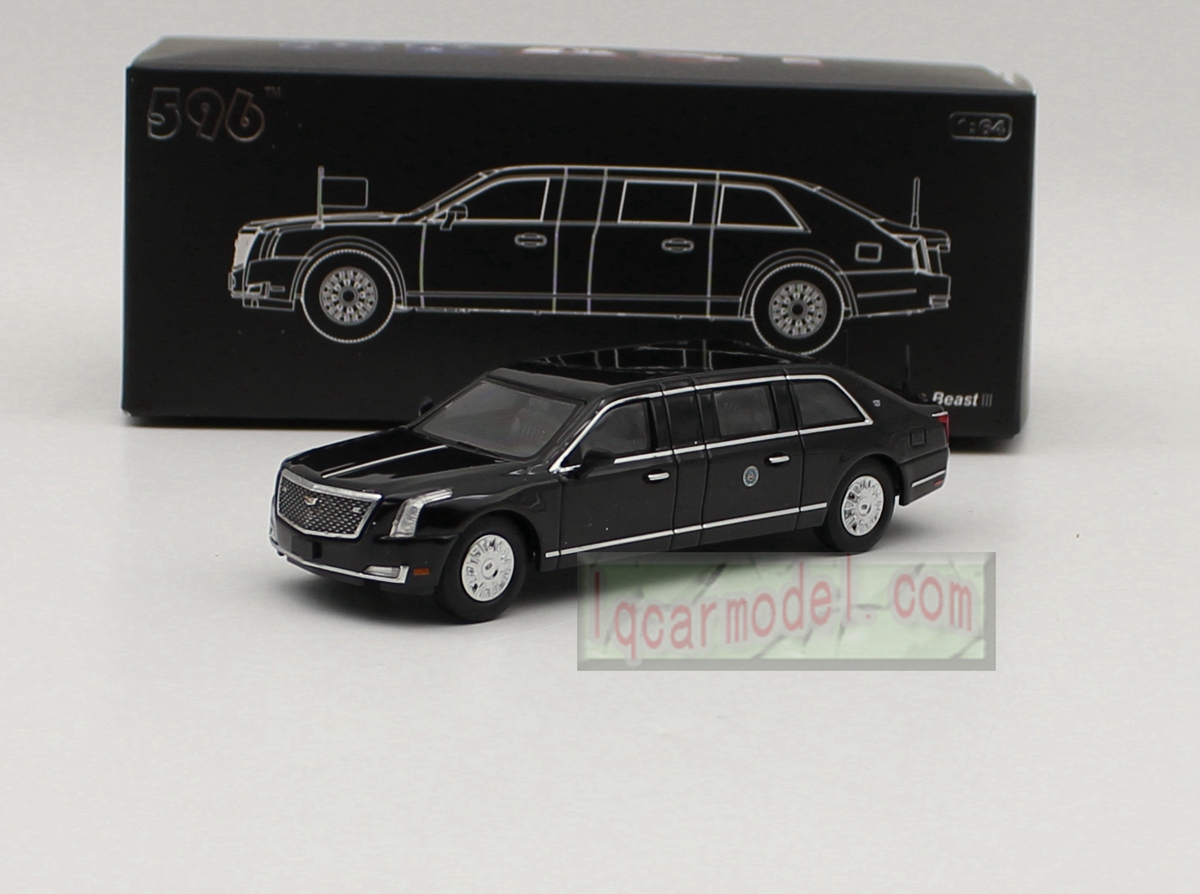 1/64 Cadillac Beast III USA president Car Model Diecast