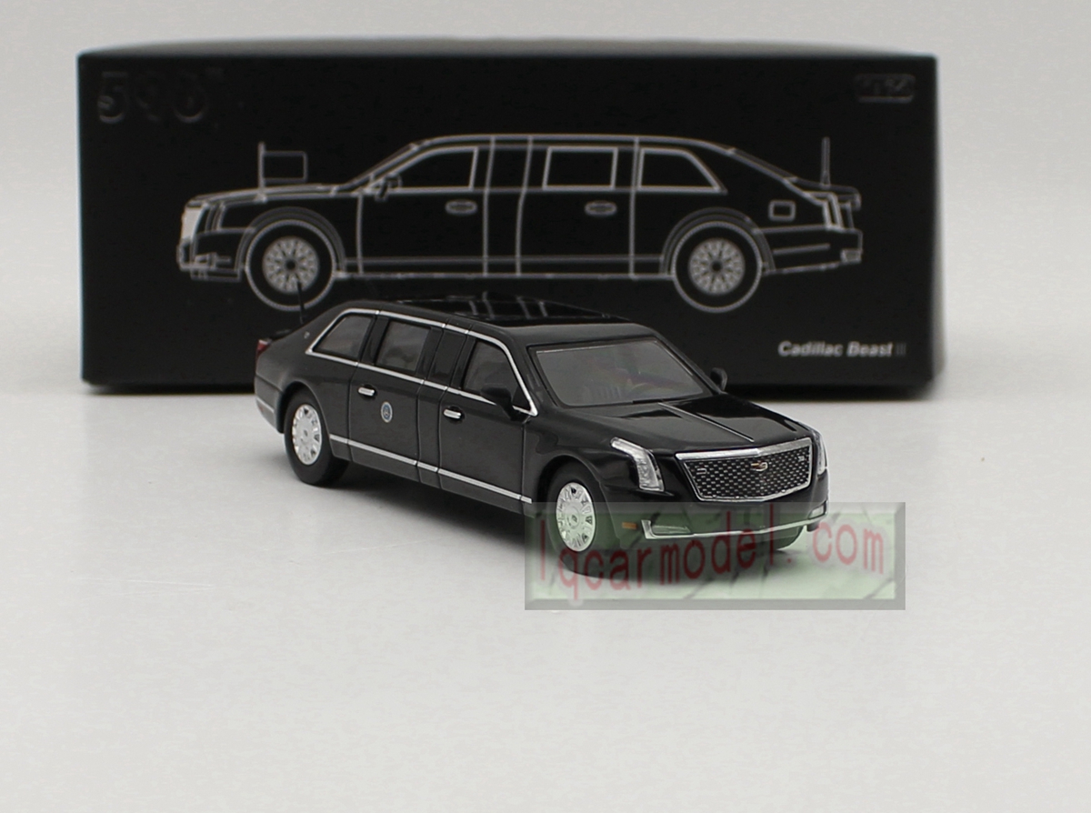 1/64 Cadillac Beast III USA president Car Model Diecast
